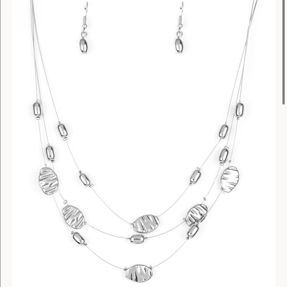 Zen Silver Necklace - Picture 1 of 4
